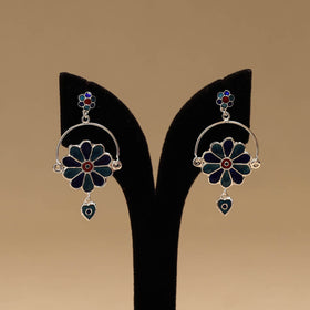 Handcrafted paka meenakari earrings 112