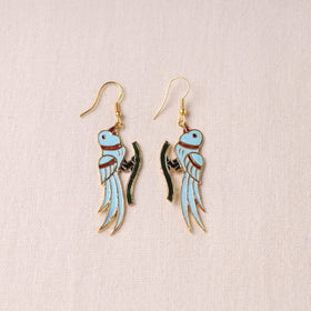  Handcrafted Paka Meenakari Jhumka Earrings 