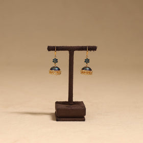 Handcrafted paka meenakari jhumki earrings 64