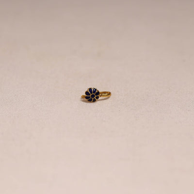 Handcrafted paka meenakari nosepin 153