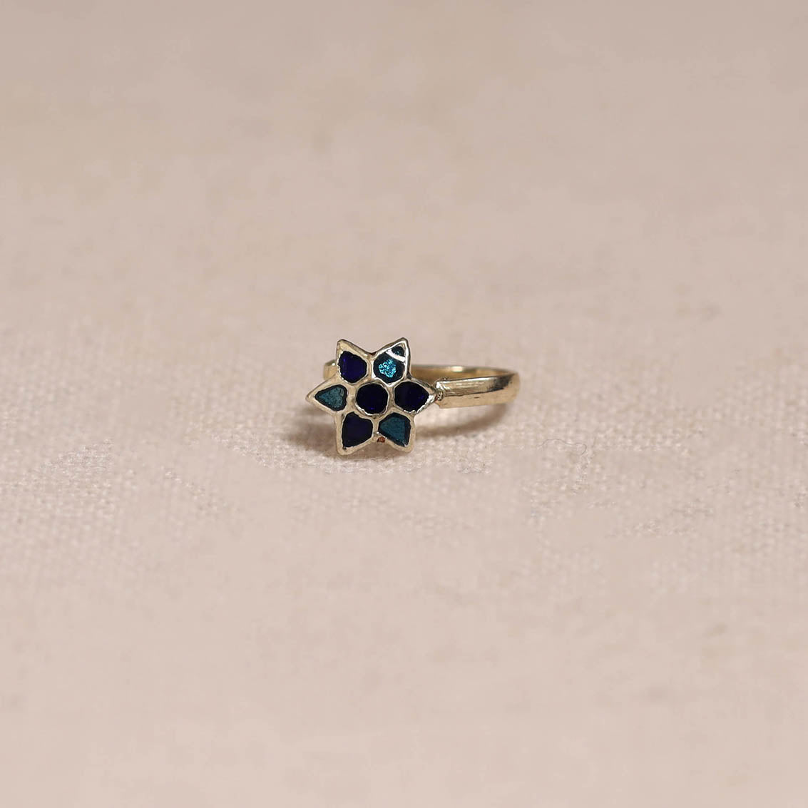 Handcrafted paka meenakari nosepin 158