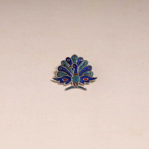 Handcrafted paka meenakari saree pin 227