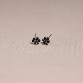Handcrafted paka meenakari stud earrings 02