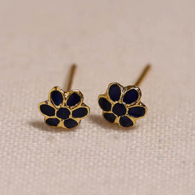 Handcrafted paka meenakari stud earrings 10