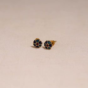 Handcrafted paka meenakari stud earrings 35