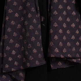 Blue - handcrafted patchwork woollen stole 08