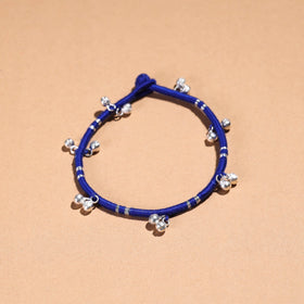 Handcrafted Patwa Thread & Ghungroo Work Anklet 20