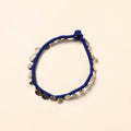 Blue - handcrafted patwa thread & sequin work anklet 34