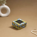 Handcrafted printed fabric ring/earring box 64