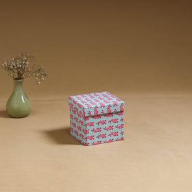 Blue - handcrafted printed organizer stationery kit 47