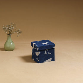 Blue - handcrafted printed organizer stationery kit 52