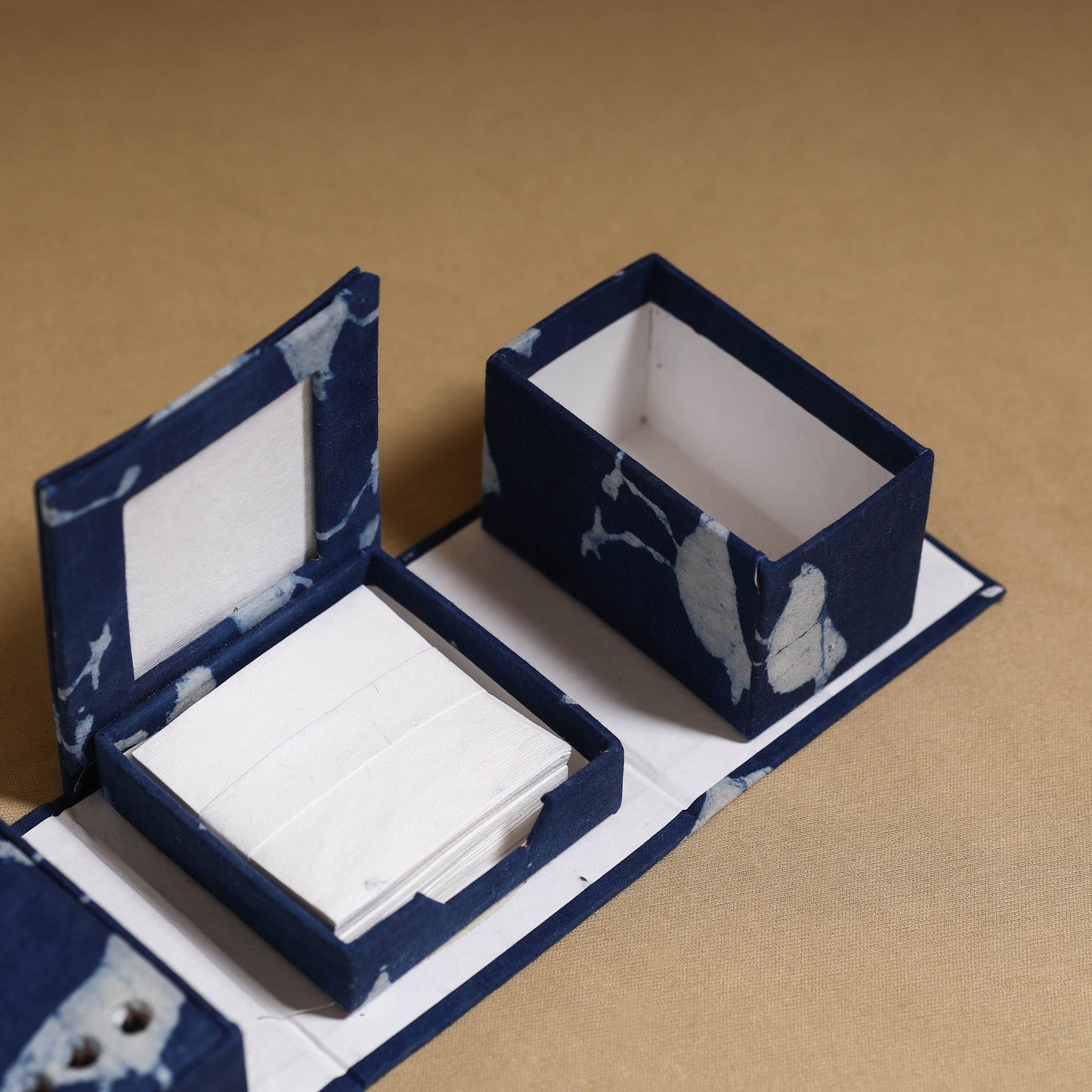 Blue - handcrafted printed organizer stationery kit 52