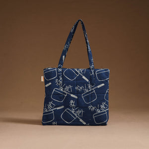 Handcrafted quilted handbag 05