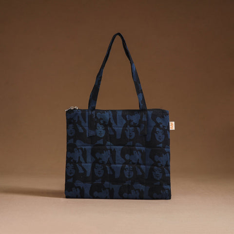 Handcrafted quilted handbag 17