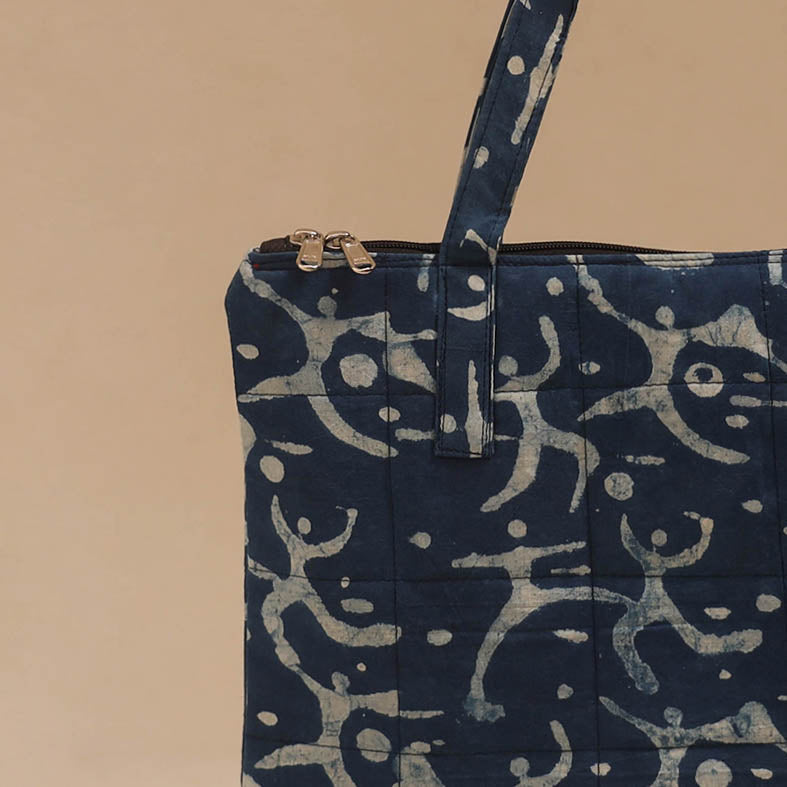 Handcrafted quilted handbag 24