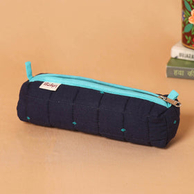 Handcrafted quilted pencil pouch 07