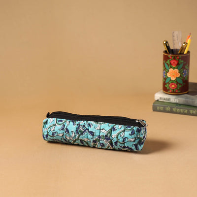 Handcrafted quilted pencil pouch 16