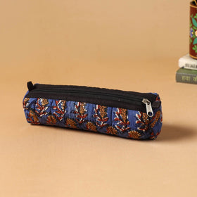 Handcrafted quilted pencil pouch 22