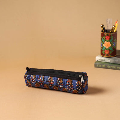 Handcrafted quilted pencil pouch 22