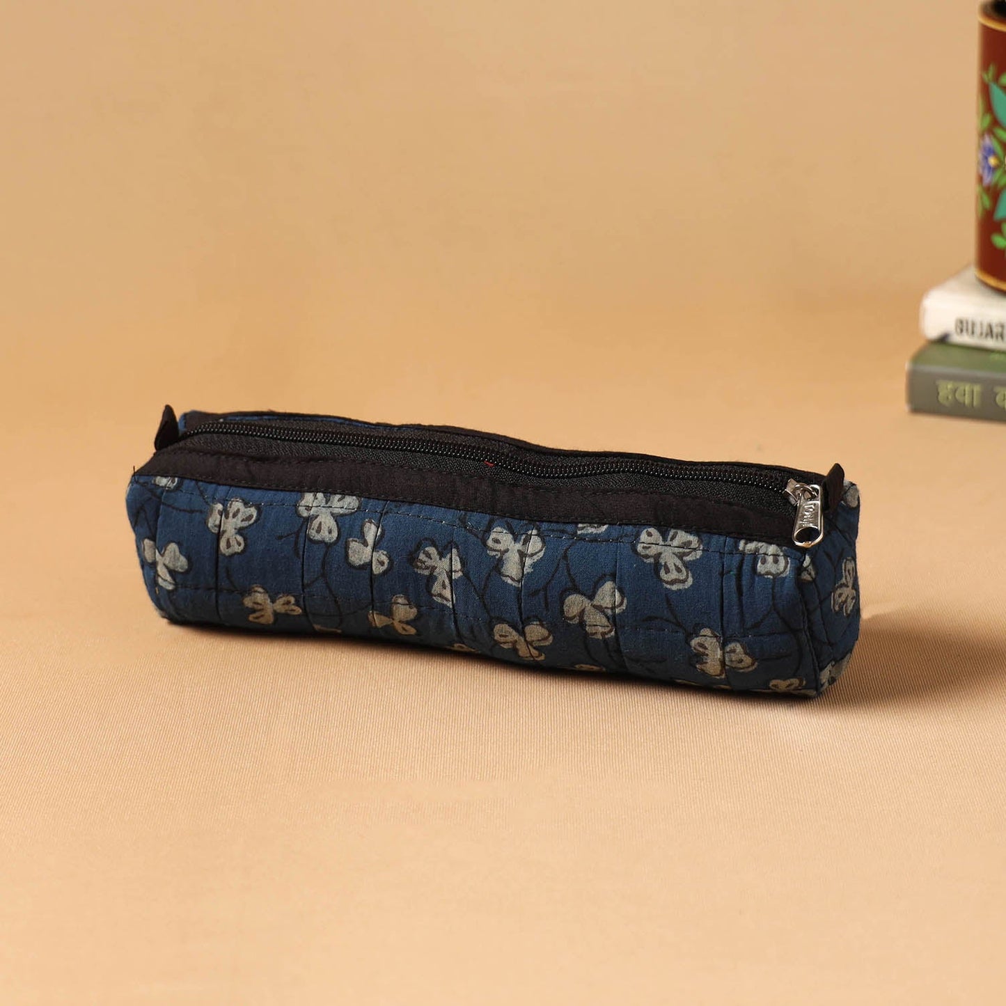 Handcrafted quilted pencil pouch 26