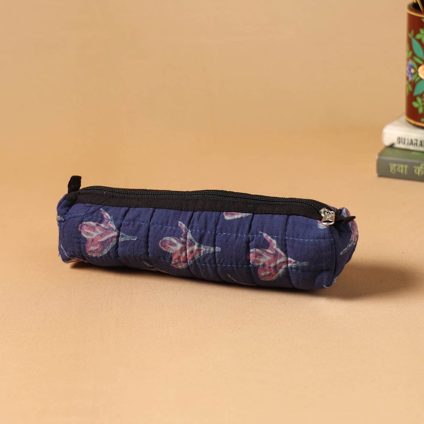 Handcrafted quilted pencil pouch 28