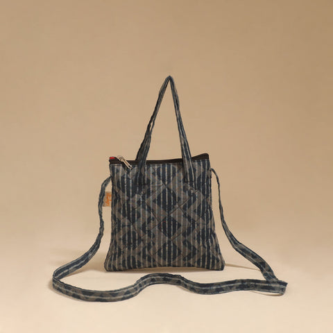 Handcrafted quilted sling bag 01