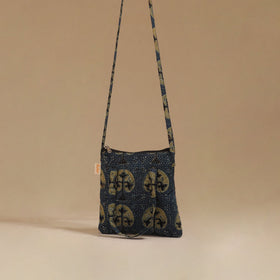 Handcrafted quilted sling bag 02
