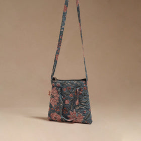 Handcrafted quilted sling bag 05