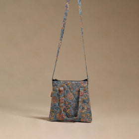 Handcrafted quilted sling bag 06
