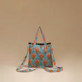 Handcrafted quilted sling bag 11
