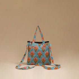 Handcrafted quilted sling bag 11