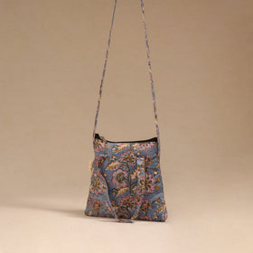 Handcrafted quilted sling bag 12