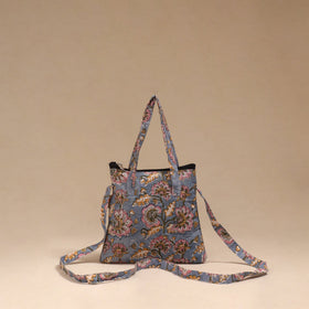 Handcrafted quilted sling bag 12