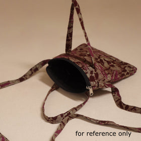 Handcrafted quilted sling bag 14