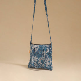Handcrafted quilted sling bag 14