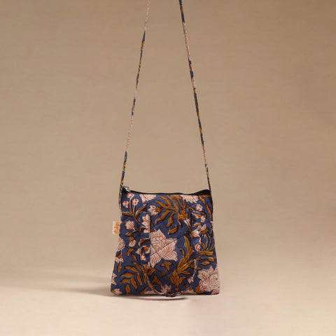 Handcrafted quilted sling bag 15