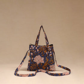 Handcrafted quilted sling bag 15