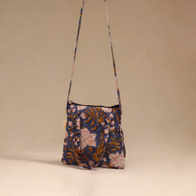 Handcrafted quilted sling bag 15