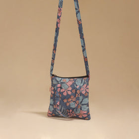 Handcrafted quilted sling bag 27