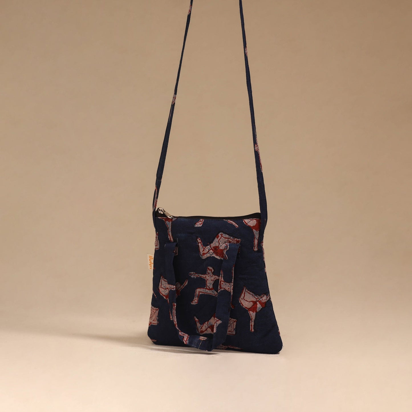 Handcrafted quilted sling bag 28