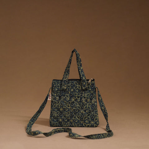 Handcrafted quilted sling bag 30