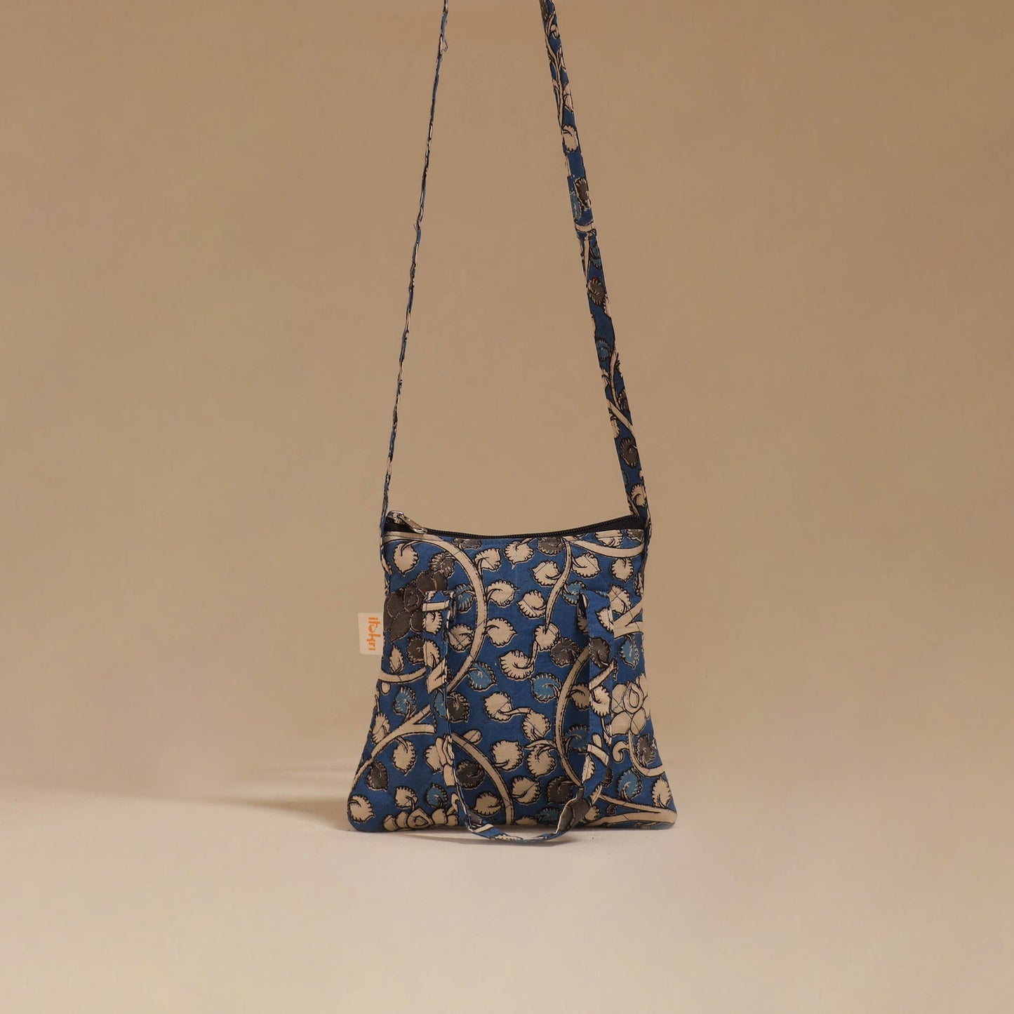 Handcrafted quilted sling bag 34