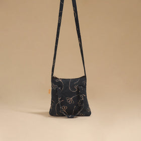 Handcrafted quilted sling bag 37