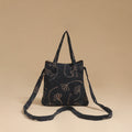 Handcrafted quilted sling bag 37