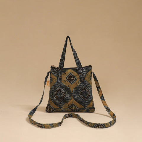 Handcrafted quilted sling bag 38