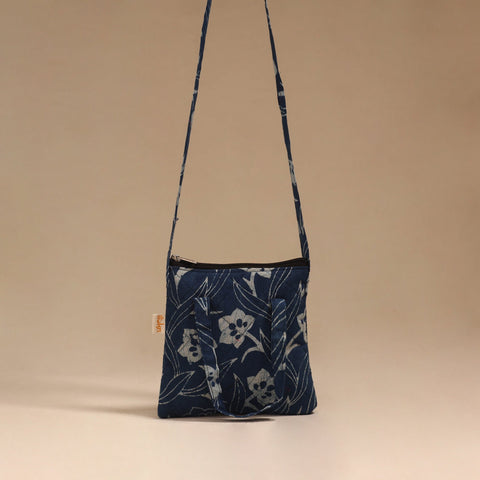 Handcrafted quilted sling bag 39