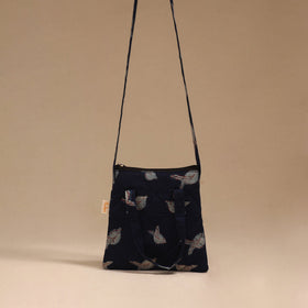 Handcrafted quilted sling bag 40