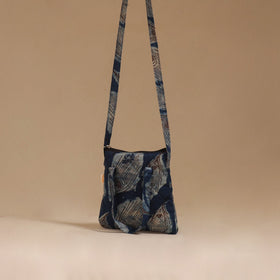 Handcrafted quilted sling bag 40