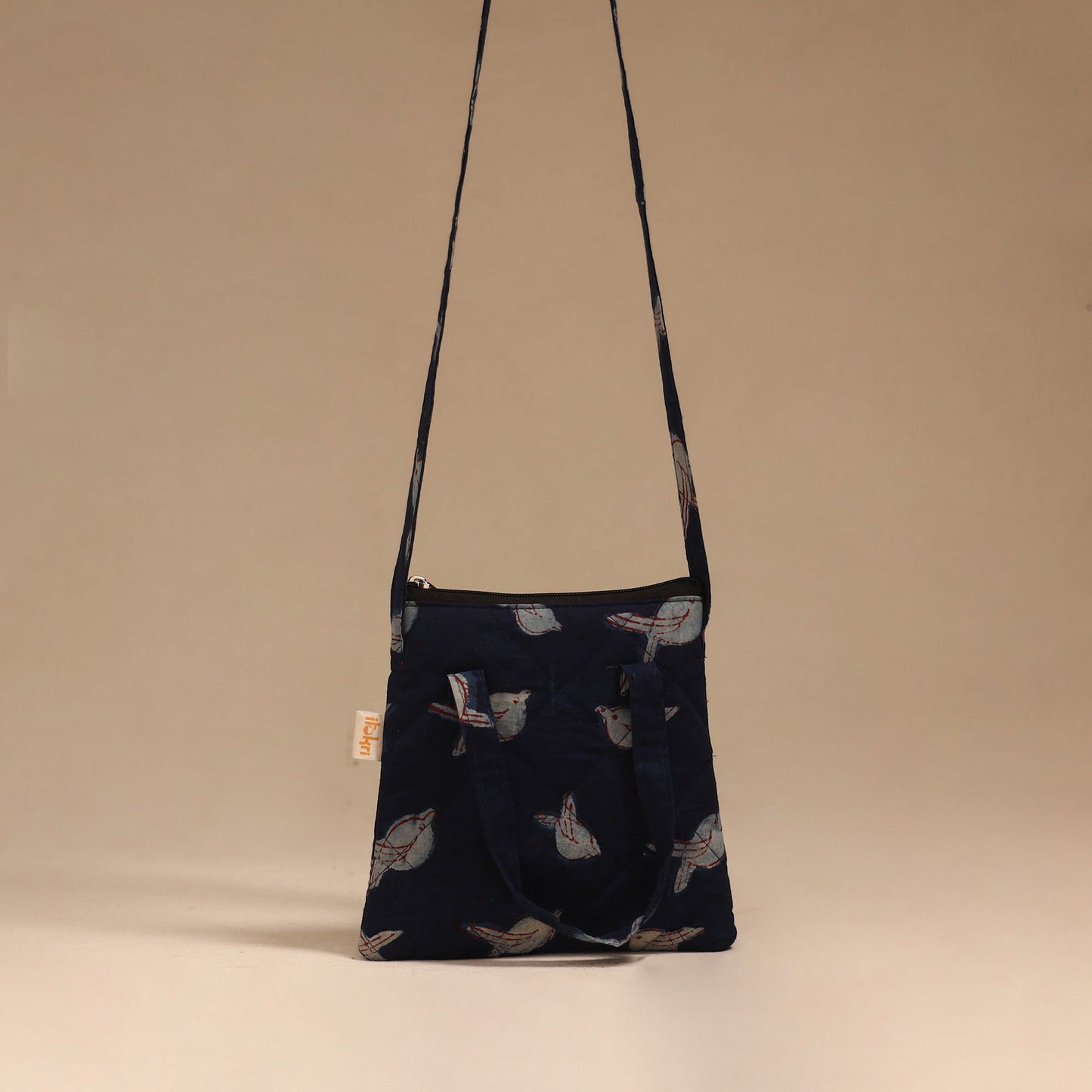 Handcrafted quilted sling bag 40