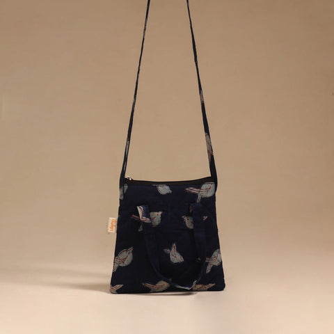 Handcrafted quilted sling bag 40